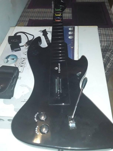 Guitarra Para Ps2 Ps3 Y Wii Inalambrica Como Nueva