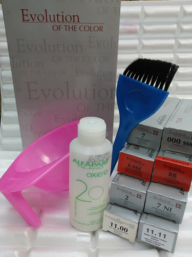 Kit Para Teñido Alfaparf Evolution Cemaplast. Tienda Fisica