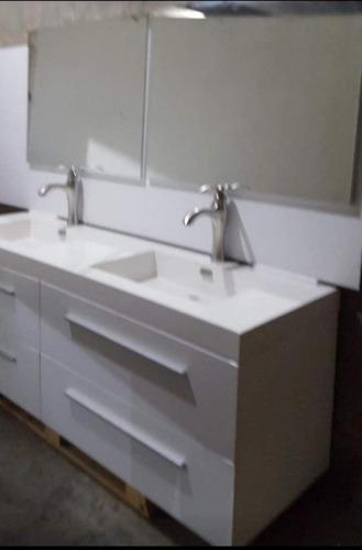 Mueble De Baño Moderno Doble Lavamanos. Modelo Lb 1800