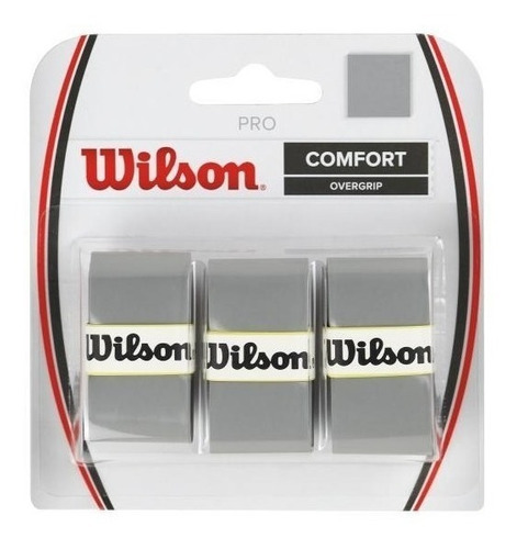 Overgrip Para Raqueta De Tennis Wilson Comfort Gris Y Rosa