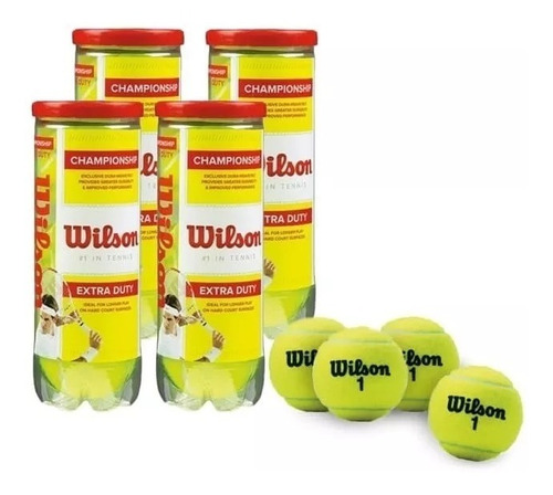 Pelotas De Tenis Wilson Championship - Extra Duty