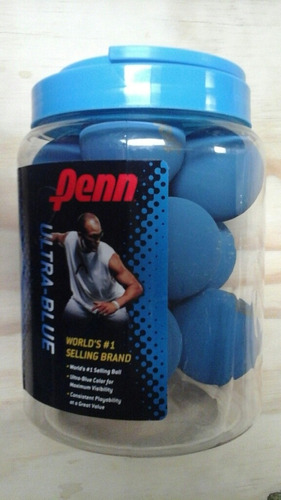Pelotas Racquetball= Penn Ultra Blue = (playa) =9= Piezas
