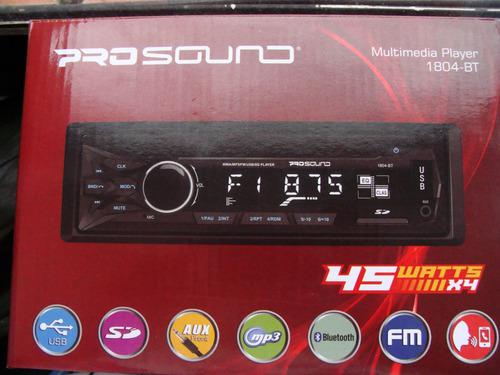 Radio Reproductor Mp3, Sd, Usb, Bluetooth, Aux Front