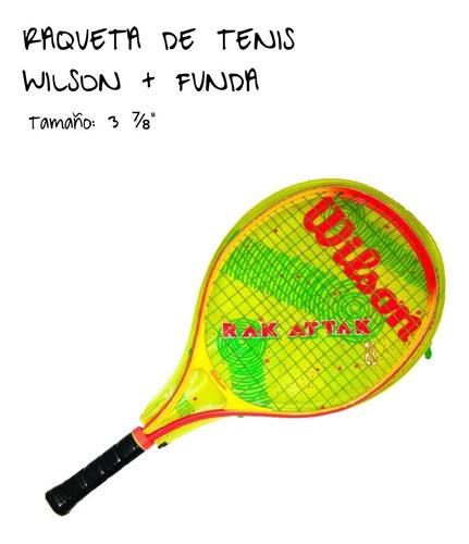 Raqueta De Tenis Wilson Rakattack Titanium Oversize + Forro
