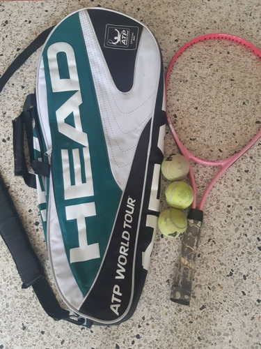 Raqueta De Tenis Y Bolso Head De Niña, 3 Pelotas (40 Vds)