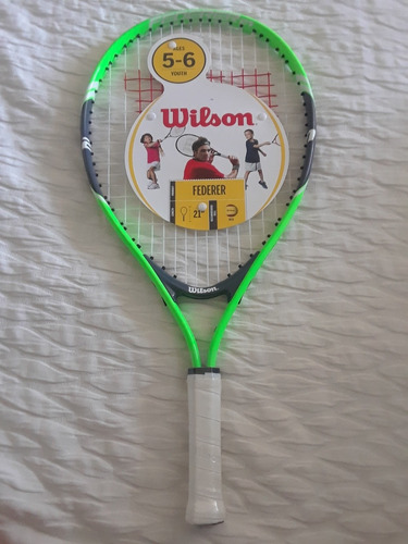 Raquetas De Tenis Marca Wilson Federer Niños De 5 A 6 Años