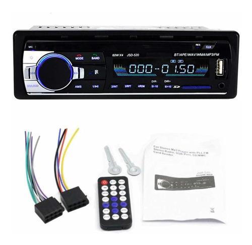 Reproductor De Carro Bluetooth Usb Lector Sd Aux