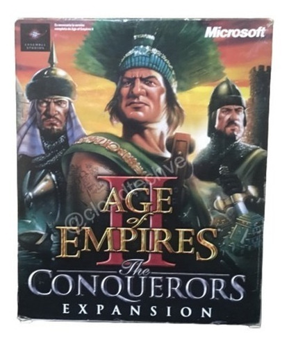 Caja Grande Juego Age Of Empires Ii The Conqueros Y Manual