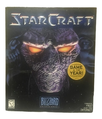 Caja Grande Juego Starcraft  Con Su Libro (manual)