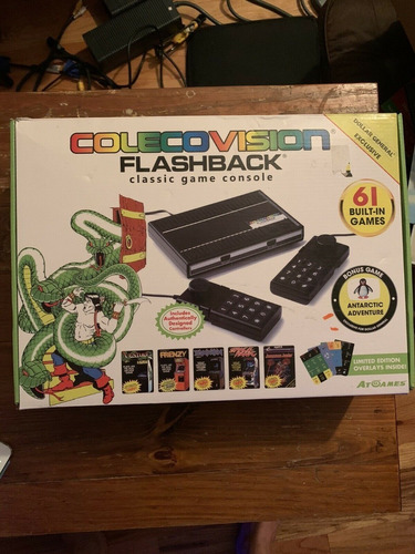 Colecovision Flashback Nueva Con 61 Juegos 80 Verdes