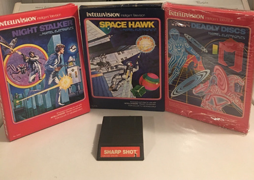 Intellivision, (4) Juegos (combo En Perfectas Condiciones)