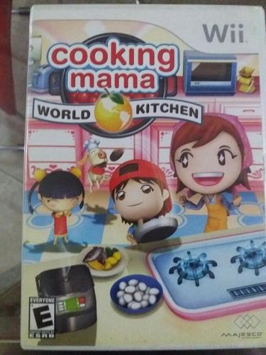 Juego De Wii Cooking Mama World Kitchen Original