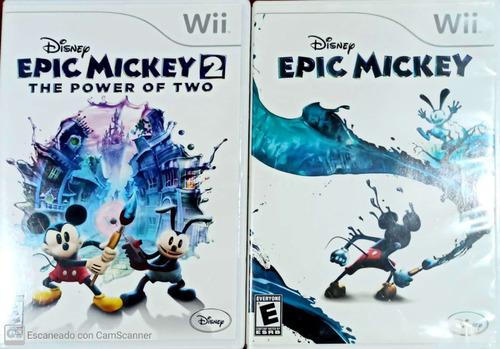 Juego De Wii (Epic Mickey 1 Y 2)