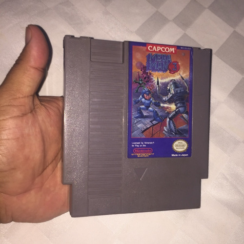 Juego Nintendo Americano Nes Mega Man 3 Vintage Retro
