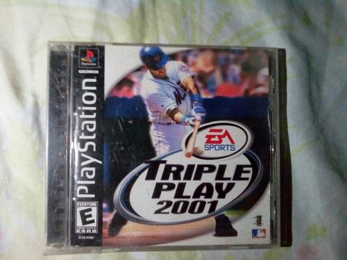 Juego Psone Triple Play 2001