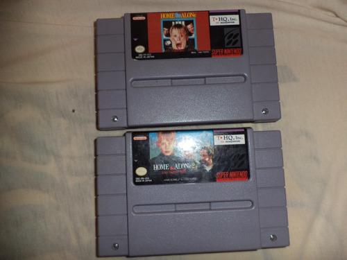 Juegos De Super Nintendo Home Alone 1 Y 2 Colección