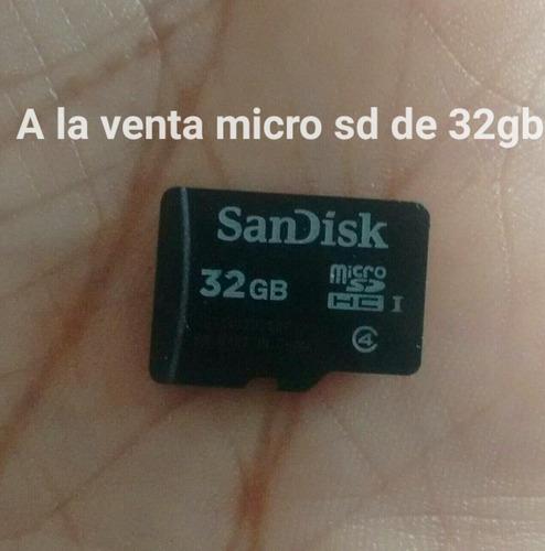 Micro Sd 32 Gb Como Nueva