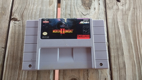 Mortal Kombat 2 Mk Ii Snes Súper Nintendo