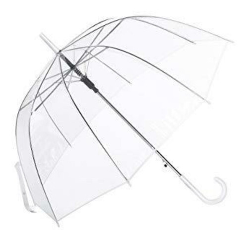 Paraguas Transparente Automático Sombrilla Somos Tienda