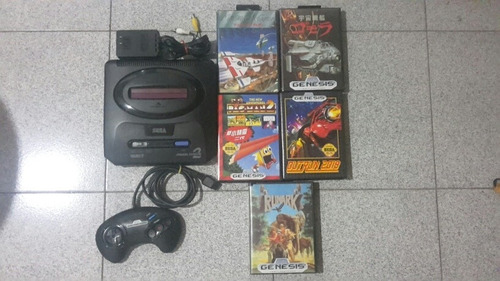 Sega Genesis Mega Drive 2 Con Juegos Y Accesorios
