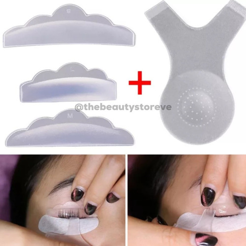 3 Pares De Bigudis Para Lifting De Pestañas + Peine