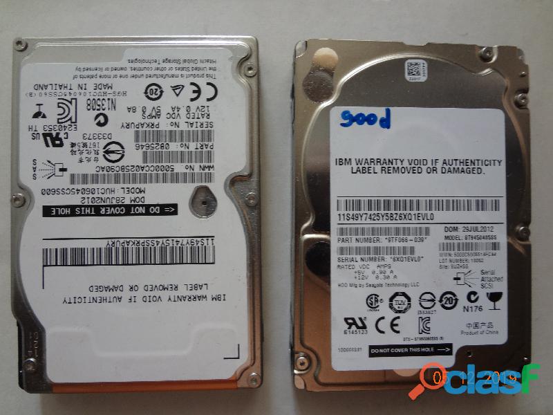 450gb 10k 2,5 Sff Sas 6g Hdd Ibm 45w7731 45w9602 Seagate St