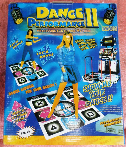 Alfombra De Baile Dance Performace Para Play Station 1 Y 2