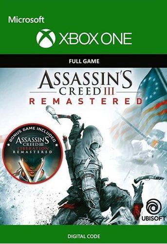 Assassin's Creed 3 Xbox One Codigo Digital