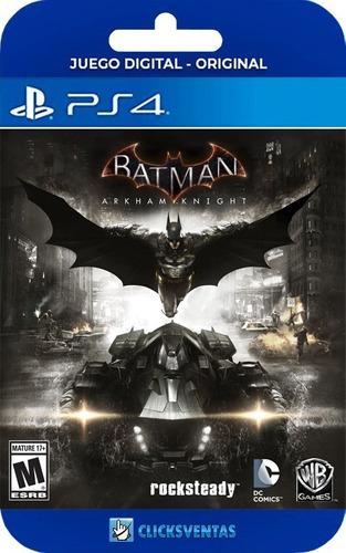 Batman: Arkham Knight Ps4 Codigo Digital Usa Playstation 4