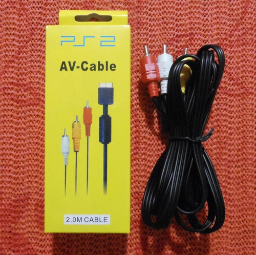 Cable Av Rca Audio Video Playstation Ps1 Ps2 2 Mts