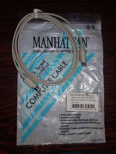 Cable Extension De Teclado / Mouse Manhattan Ps2 Macho-macho