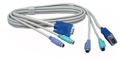 Cable Kvm 15 Pines Vga Macho Macho Monitor Teclado Mouse Ps2