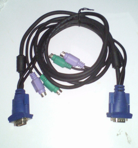 Cable Vga Conectores Ps/2 Vga. Usado