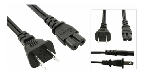 Cables Poder Corriente Ac Tipo 8 Ps2 Ps3 Laptop Radio