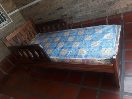 Cama Cuna De Madera Saman Con Colchon