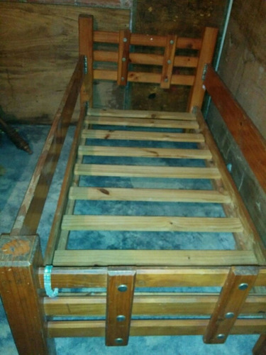 Cama Cuna De Madera Usada Buen Estado