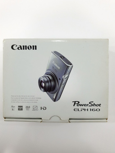 Camara Canon Elph 160 Combo Con Forro Y Memeria Sd 8gb