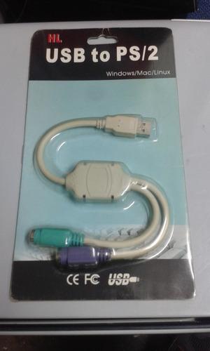 Convertidores Usb A Ps/2 Ams Hl Adaptador Somos Tienda