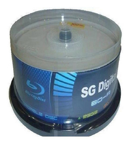 Discos Bluray Sg Digital 25 Gb Pack De 6 Unidades Con Fundas