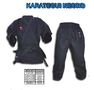 Karategui Bushido Kenpo Liviano Negro Talla 000 Al 0