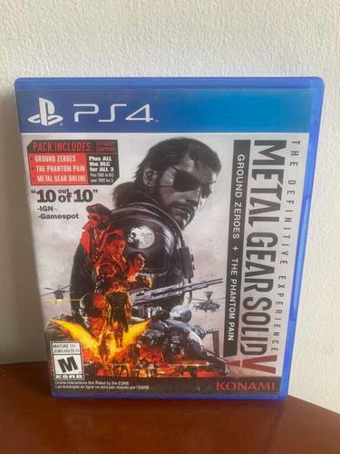 Metal Gear Solid Definitive Experience Ps4 Usado