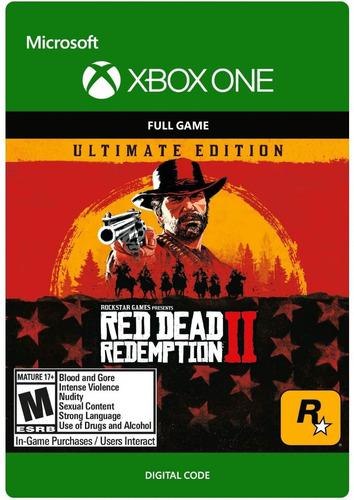 Red Dead Redemption 2 Xbox One Codigo Digita