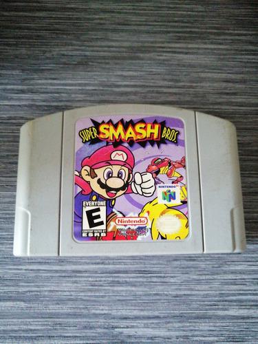 Super Smash Bros Para Nintendo 64 Usado 27v