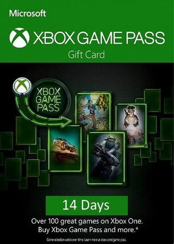 Xbox Game Pass 14 Dias Xbox One Entrega Inmediata