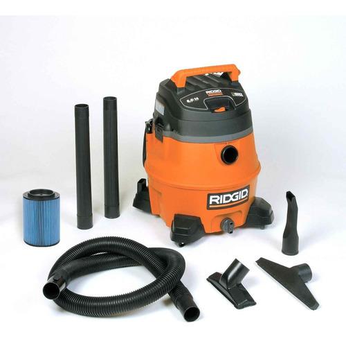 Aspiradora Ridgid De 09 Galones Seco /mojado 6hp