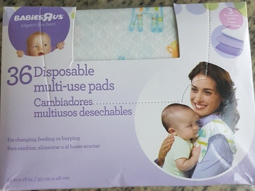Cambiadores Multiuso Desechables (x36) Marca Babies R Us