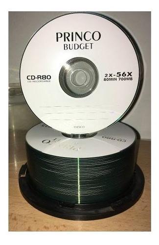 Cd-r80 Virgen Princo 2x-56x 700mb 80min 20 Und