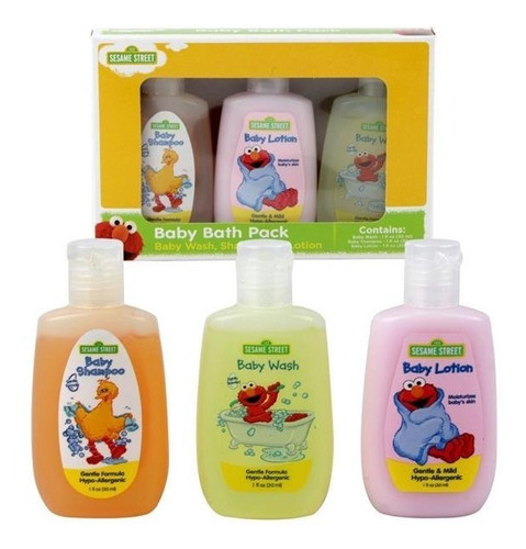 Combo Plaza Sesamo Baby Bath Pack De 30ml / Super Precio.-