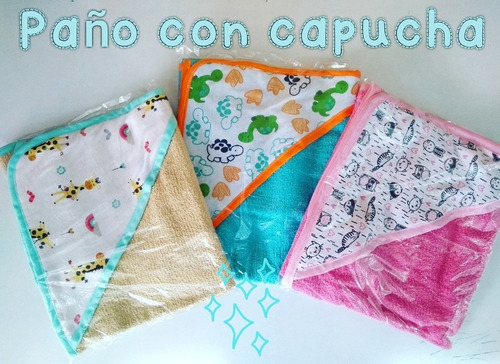 Paño Con Capucha Para Bebe