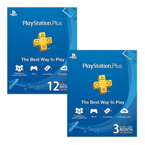 Playstation Plus 1, 3, 12 Meses Para Ps4 Ps3 Y Vita Oferta!
